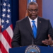 FILE PHOTO: U.S. Defense Secretary Lloyd Austin answers reporters questions at the Pentagon as the U.S. military nears the formal end of its mission in Afghanistan in Arlington, Virginia, U.S. July 21, 2021. REUTERS/Ken Cedeno
