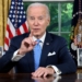 FILE PHOTO: US President Joe Biden addresses the nation on averting default and the Bipartisan Budget Agreement, in the Oval Office of the White House in Washington, DC, June 2, 2023.   JIM WATSON/Pool via REUTERS/File Photo