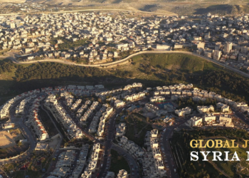 The security barrier dividing the Jewish neighborhood of Pisgat Ze’ev in East Jerusalem from Anata in the West Bank