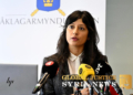 Prosecutor Reena Devgun speaks during a press conference regarding the indictment of