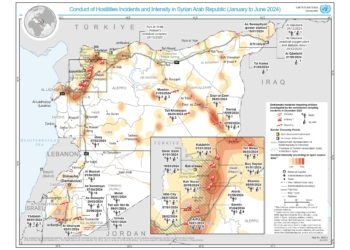 Conduct of Hostilities and Incidents and Intensity in Northern Syrian Arab Republic, January - June 2024