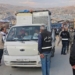 Syrians refugees prepare to leave Lebanon towards Syrian territory through the Wadi Hamid crossing in Arsal on October 26, 2022. A first batch of Syrian refugees left Lebanon today for their home country, an AFP photographer said, the first step in a new repatriation plan slammed by rights groups. (Photo by AFP)