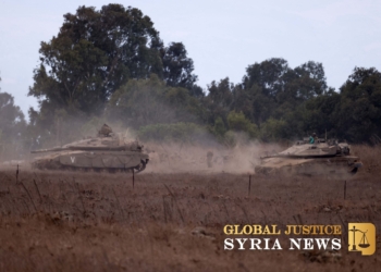 Israeli tanks are being moved, amid cross-border hostilities between Hezbollah and Israel, in the Israeli-occupied Golan Heights September 22, 2024. REUTERS/Jim Urquhart